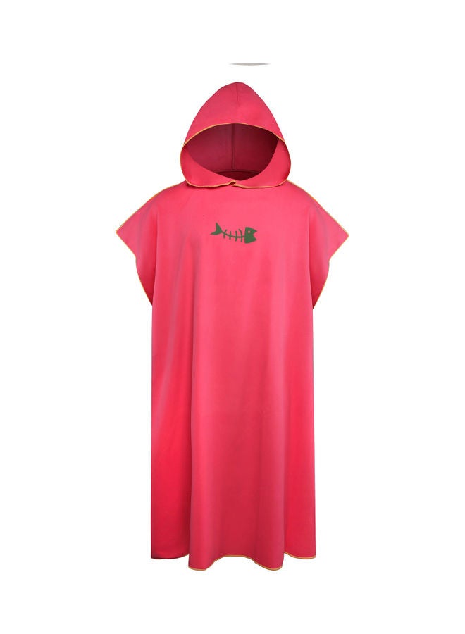 Quick-Dry Robe With Hood Microfiber Beach Blanket 23.00x3.00x20.00cm