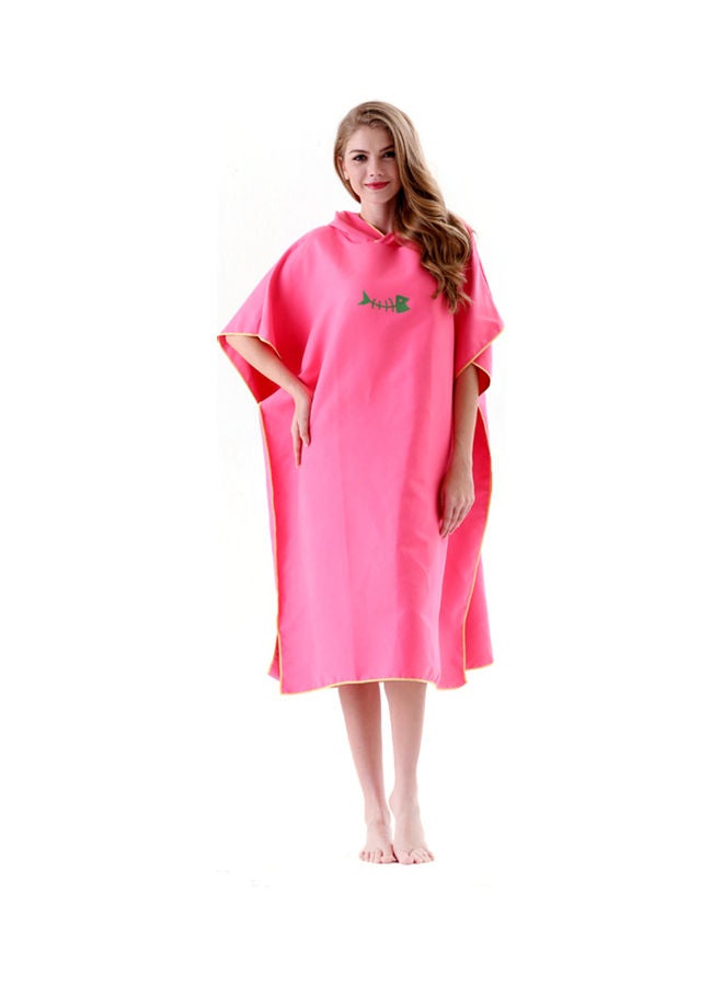 Quick-Dry Robe With Hood Microfiber Beach Blanket 23.00x3.00x20.00cm