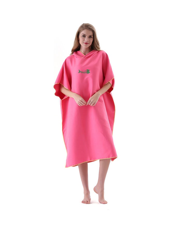 Quick-Dry Robe With Hood Microfiber Beach Blanket 23.00x3.00x20.00cm