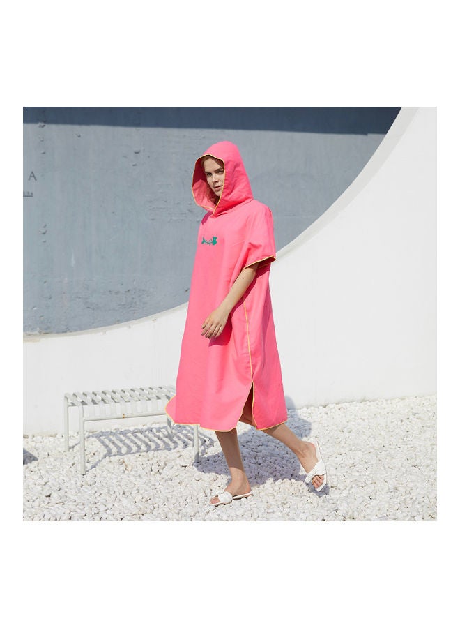 Quick-Dry Robe With Hood Microfiber Beach Blanket 23.00x3.00x20.00cm