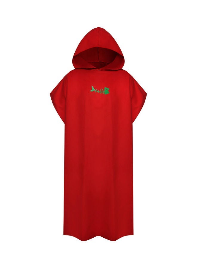 Quick-Dry Robe With Hood Microfiber Beach Blanket 23.00x3.00x20.00cm