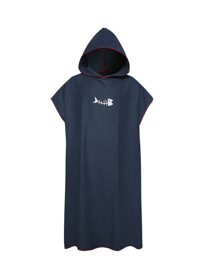 Quick-Dry Robe With Hood Microfiber Beach Blanket 23.00x3.00x20.00cm