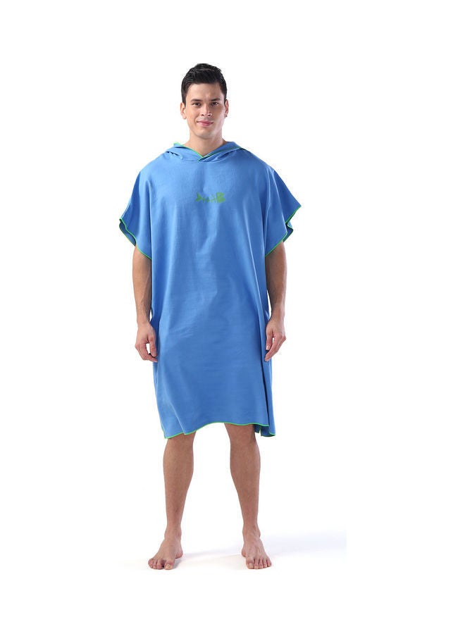 Quick-Dry Robe With Hood Microfiber Beach Blanket 23.00x3.00x20.00cm