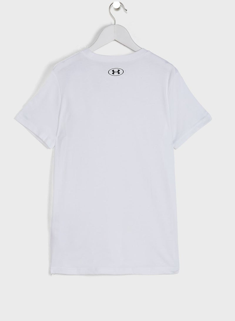 Boys' Sportstyle Left Chest Logo Short Sleeve T-shirt