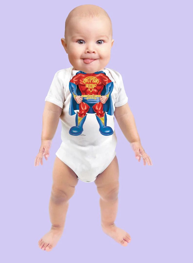 Super Hero Baby Romper For 12 - 18 Months Baby