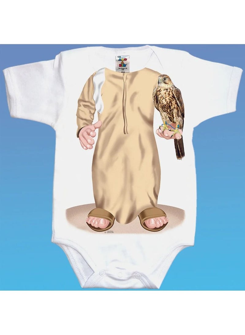 Falcon Golden Ghutra Baby Romper 12 - 18 Months Baby