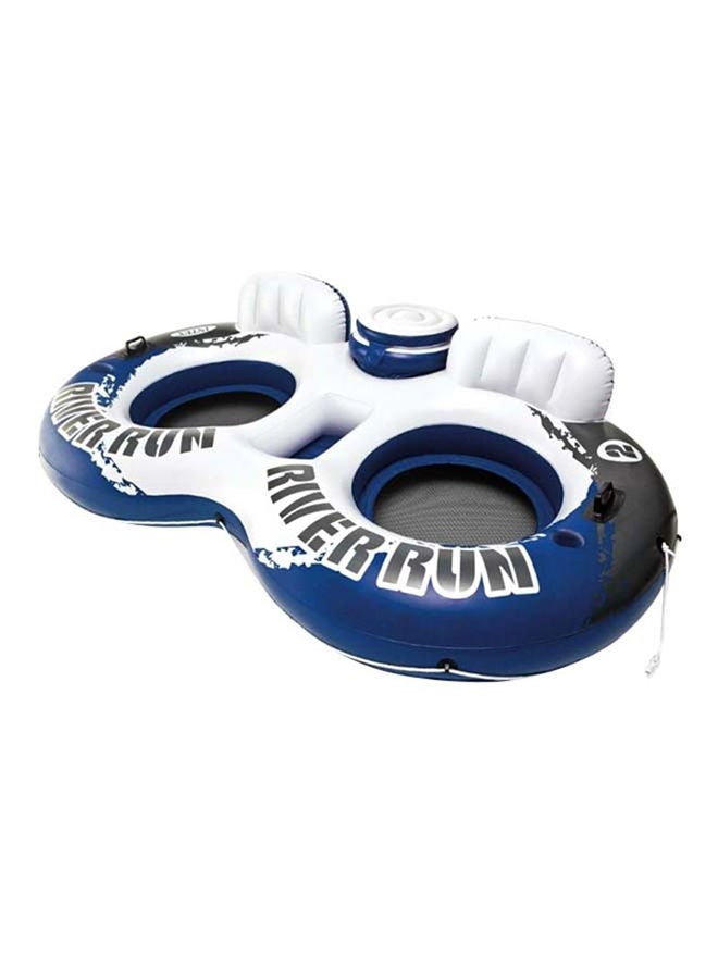 River Run Ii Sport Lounge Inflatable Water Float With Cooler 243x157cm