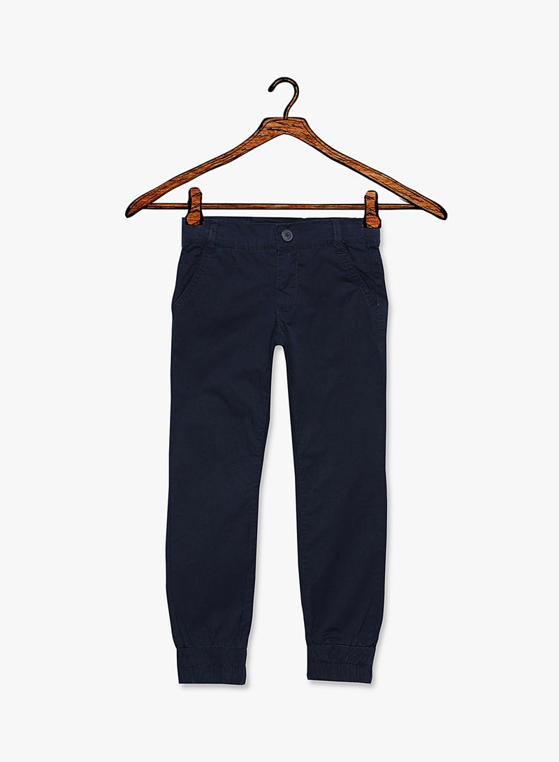 Cuffed Pants Navy