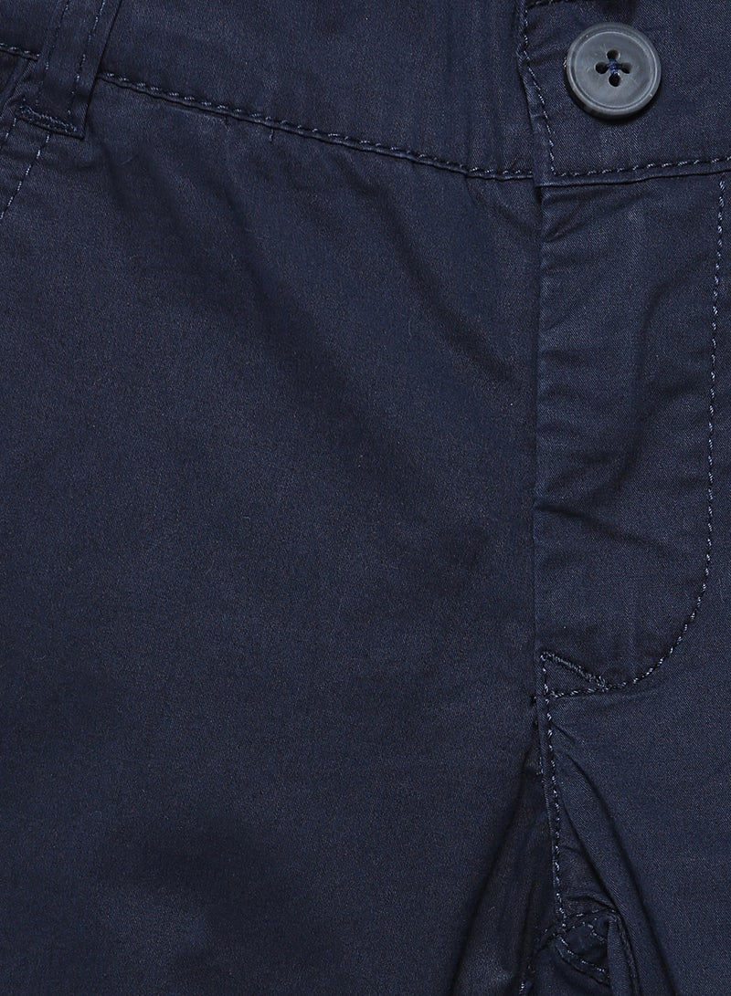 Cuffed Pants Navy