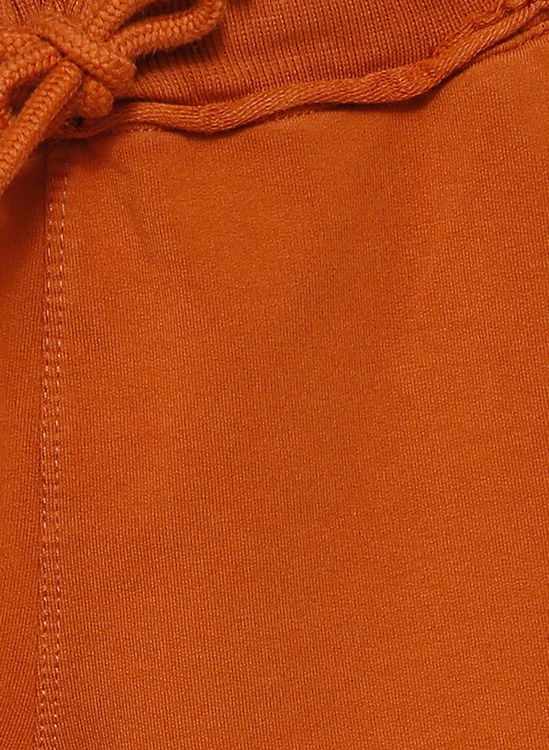 Solid Sweatpants Orange