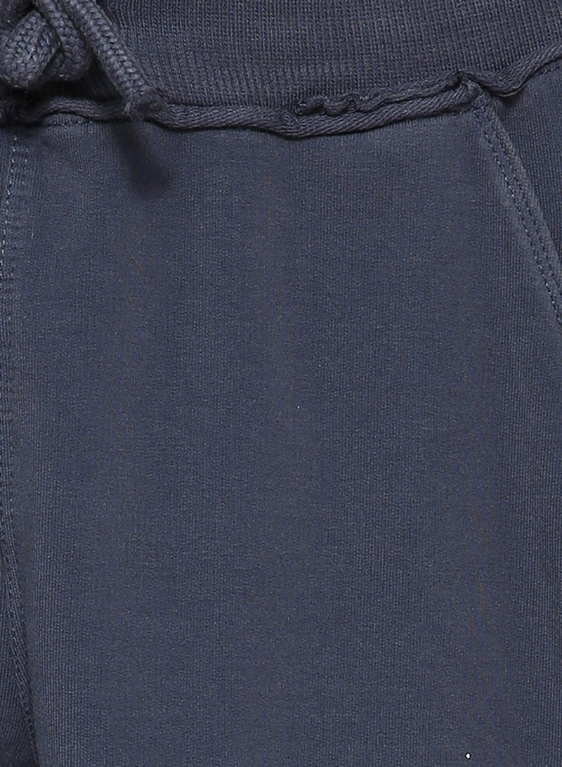 Solid Sweatpants Blue