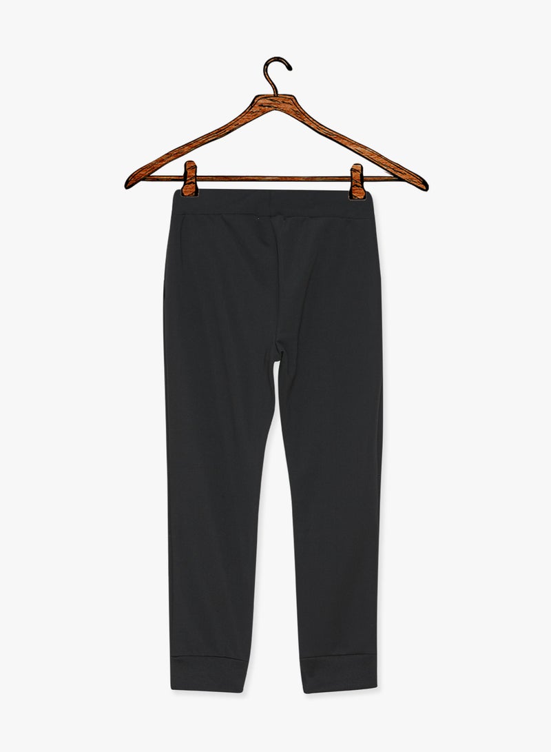 Boys Paneled Sweatpants Black