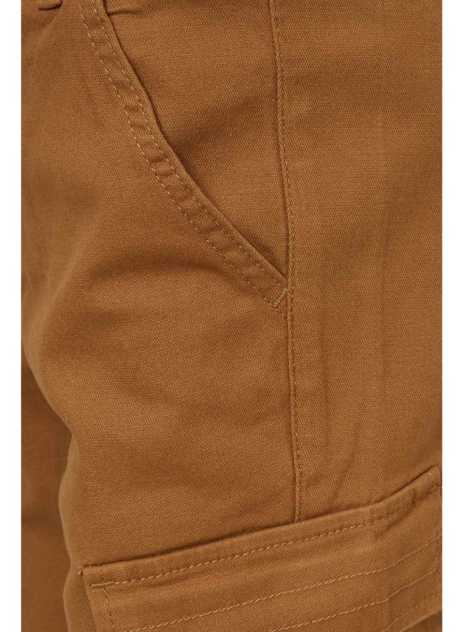 Basic Cargo Pants Camel