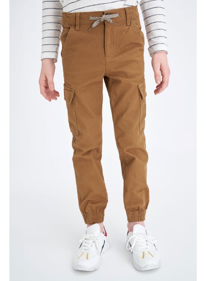 Basic Cargo Pants Camel