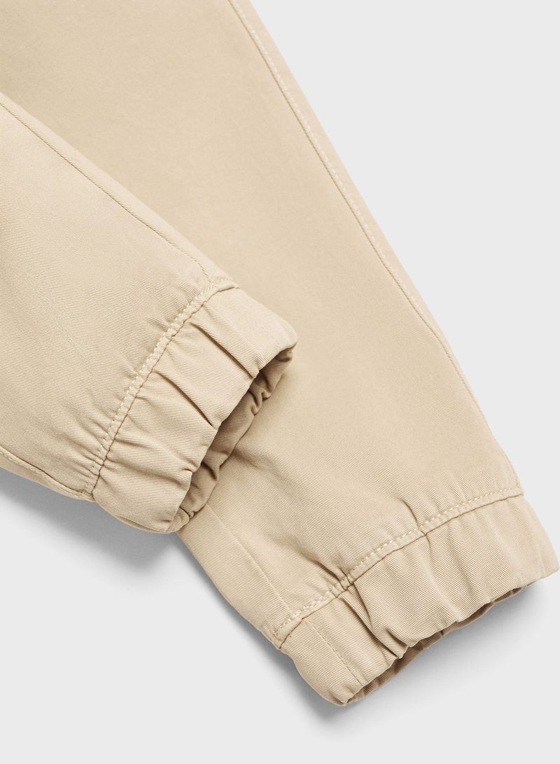 Kids Light Wash Trousers