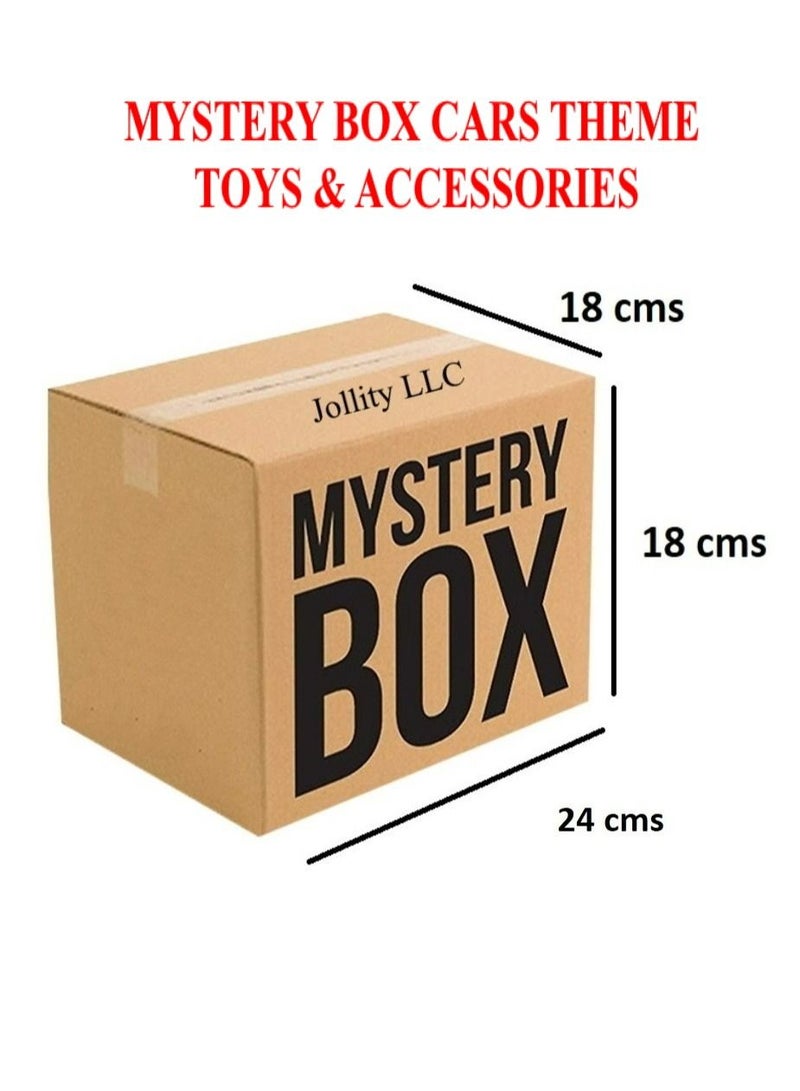 Mystery Box for Cars Fans Toys and Accessories 8 plus items