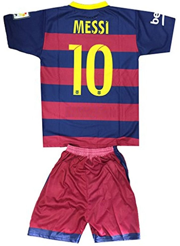 Barcelona Stadium Home Football  Jersey for Men Kid Boy T-Shirt 2022 Qatar Football Kit Suit National Team Clubs Short Sleeve Uniform Sports Shorts Printed Number Barcelona-No.10 Messi