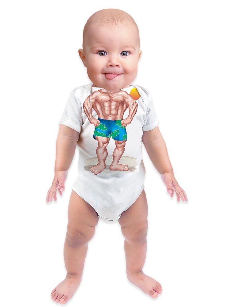 Muscle Boy Baby Romper For 6 - 12 Months Baby