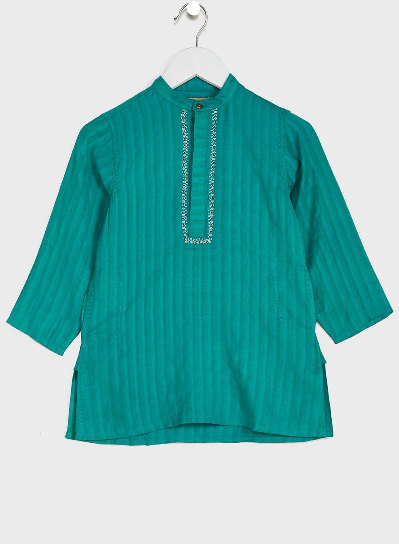 Kids Striped Kurta