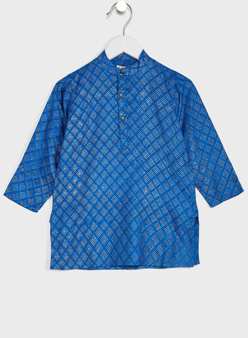 Kids Printed Kurta