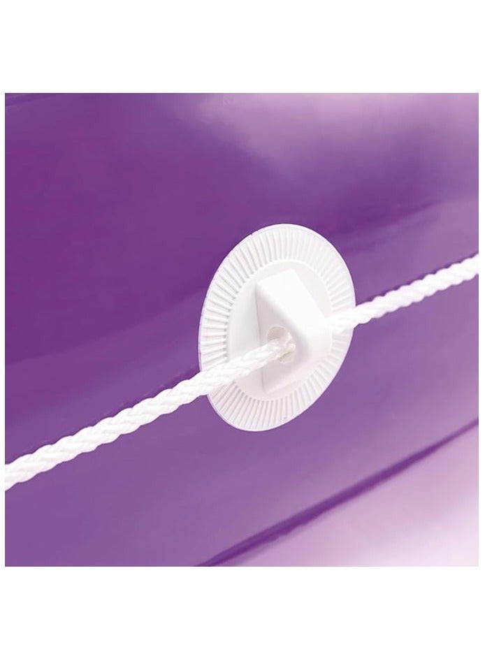 Rainbow Fiesta Island: Multi-color PVC Adult Float - 2.01m x 24cm