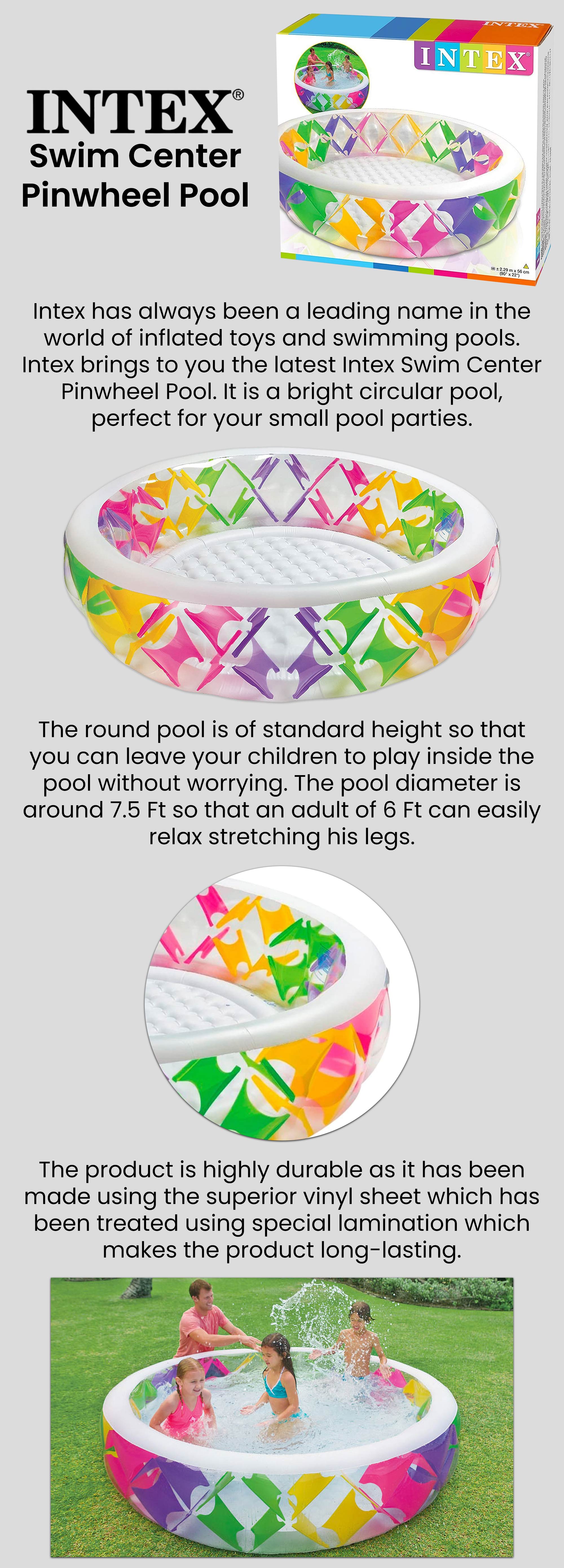 Swim Center Pin Wheel Pool 229x56cm