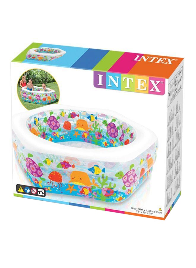 Swim Center Ocean Reef Inflatable Pool 75x70x24inch