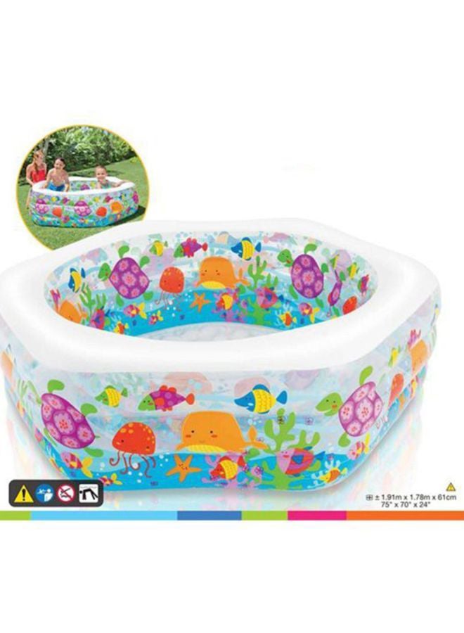 Swim Center Ocean Reef Inflatable Pool 75x70x24inch