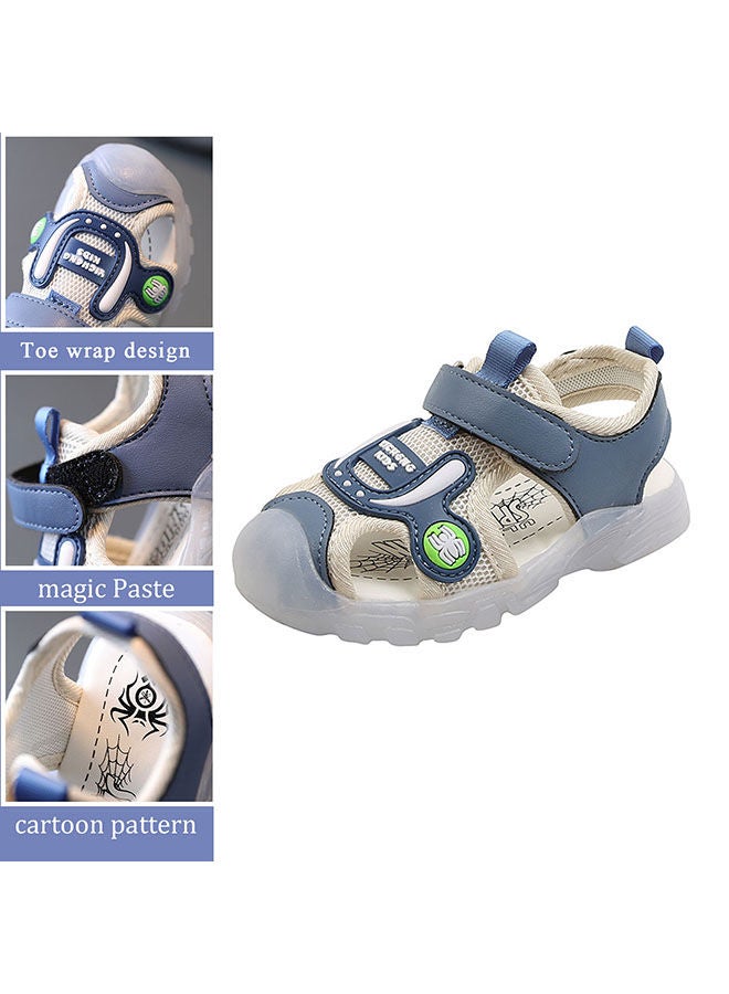 Boys' Summer Casual Open Toe Soft Outdoor Beach Sandal Breathable Sports Water Shoe for Little Child