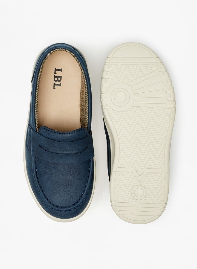 Boy's Solid Slip-On Loafers Ramadan Collection