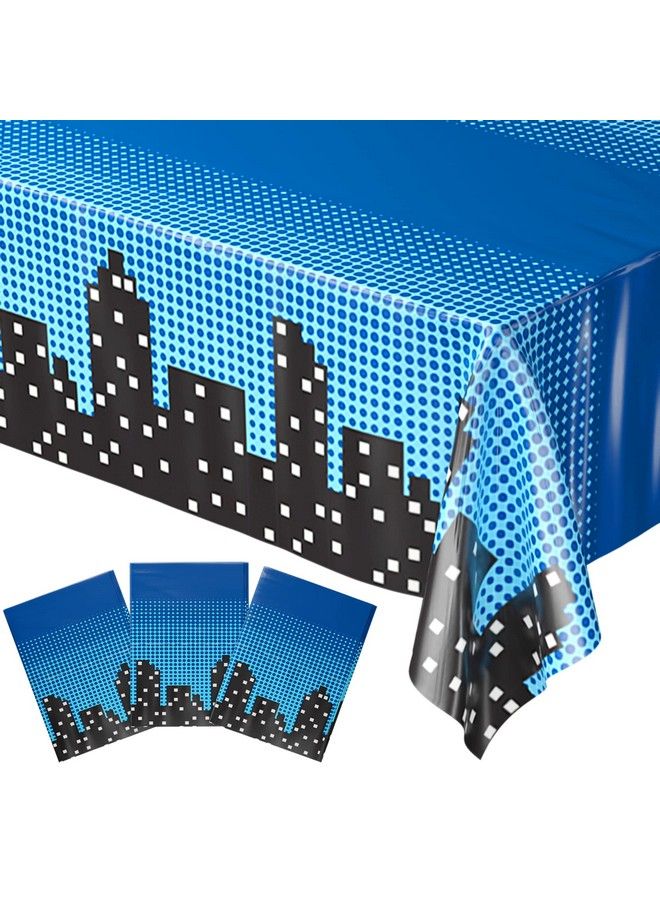 Superhero Cityscape Table Covers (Pack Of 3) 108