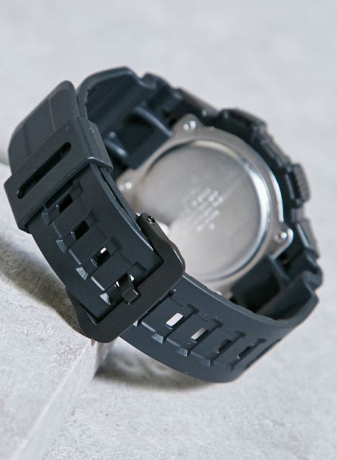 Boys' Resin Digital Quartz Watch W-735H-1A2VDF - 47 mm - Black