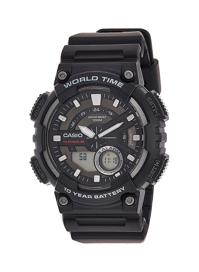Boys' Youth Series Quartz Digital Watch AEQ-110W-1AVDF - 47 mm - Black