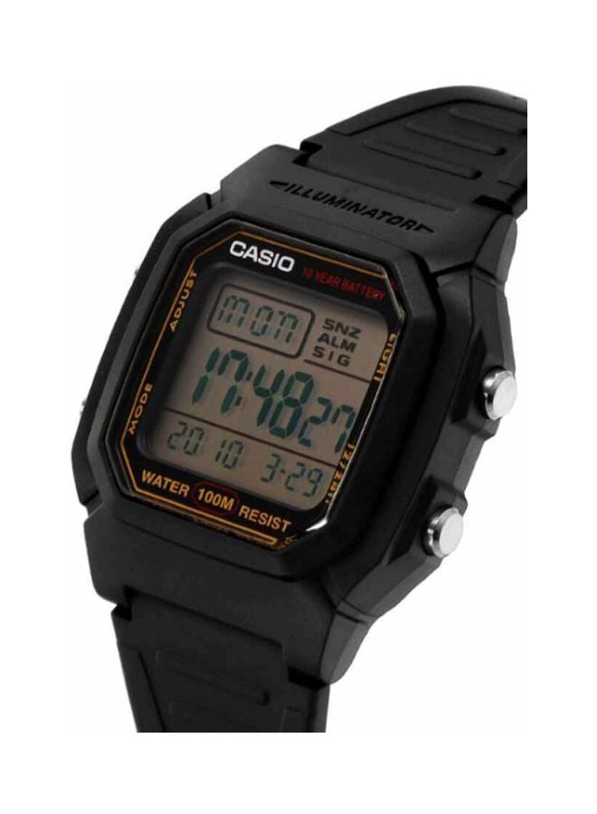 Boys' Classic Digital Quartz Watch W-800HG-9AVDF - 42 mm - Black