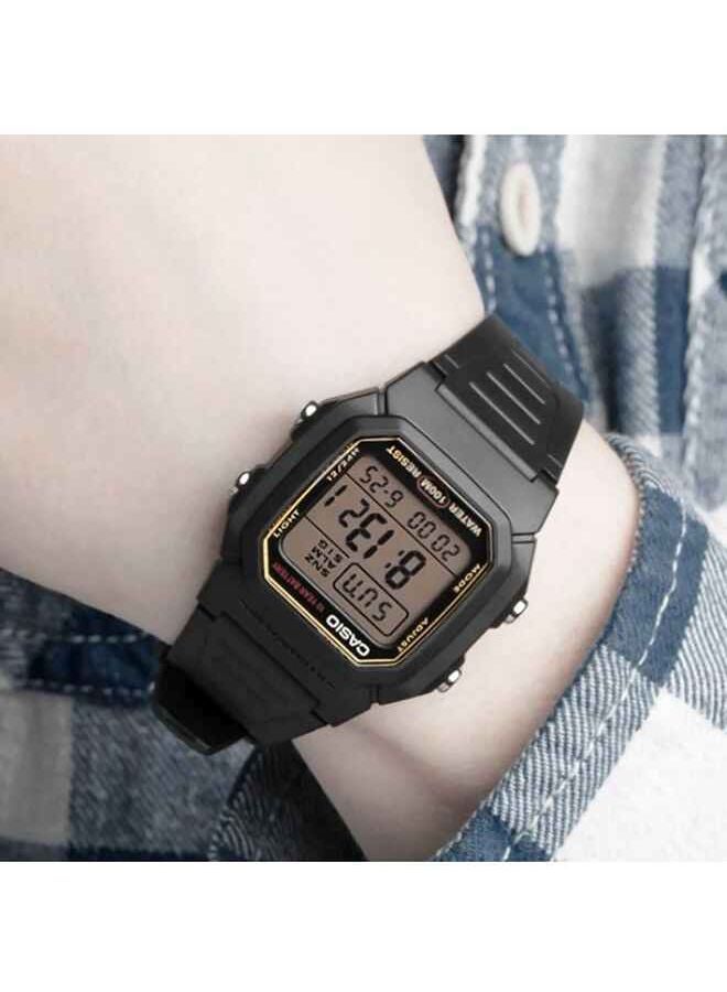 Boys' Classic Digital Quartz Watch W-800HG-9AVDF - 42 mm - Black