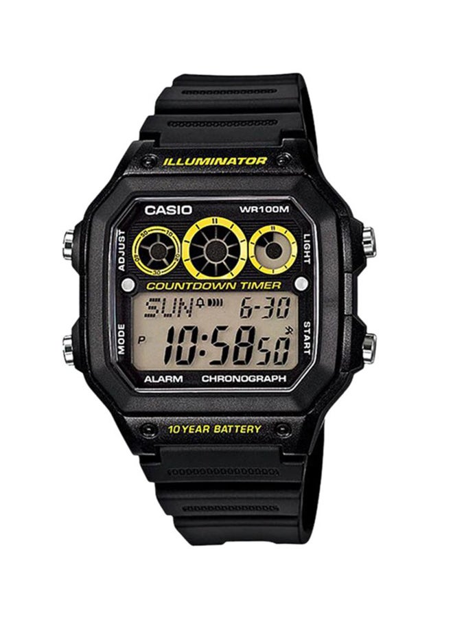 Boys' Youth Series Quartz Digital Watch AE-1300WH-1AVDF - 45 mm - Black