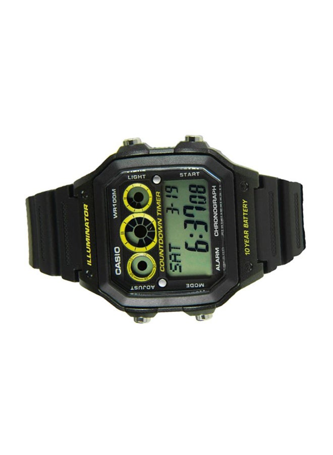 Boys' Youth Series Quartz Digital Watch AE-1300WH-1AVDF - 45 mm - Black
