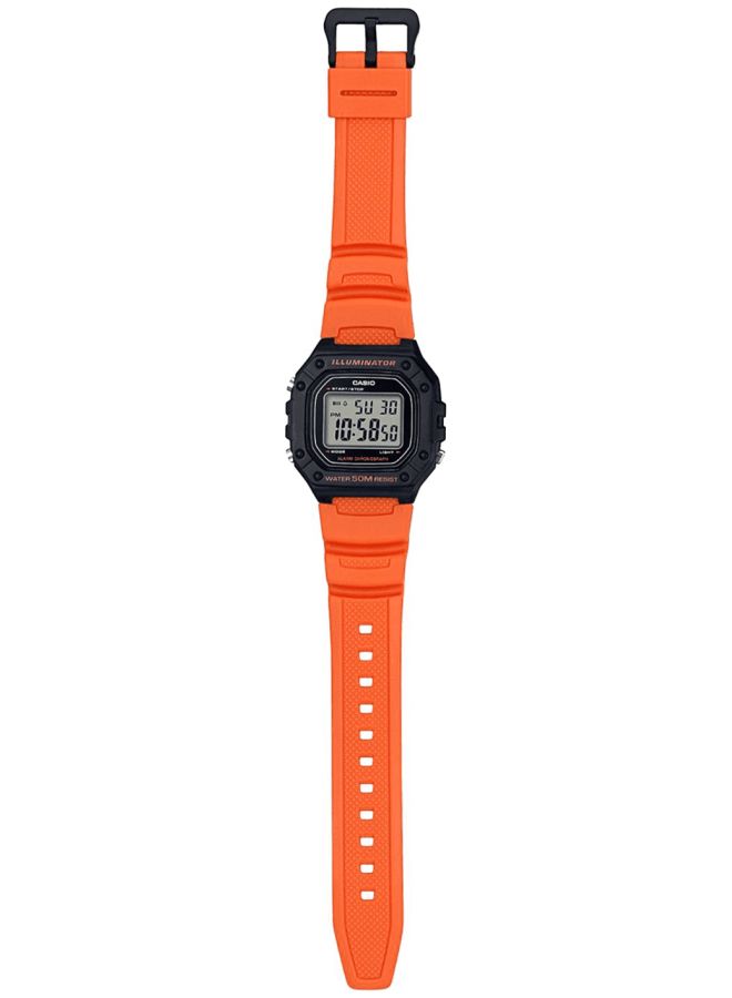 Boys' Youth Series Digital Watch W-218H-4B2V - 43 mm - Orange