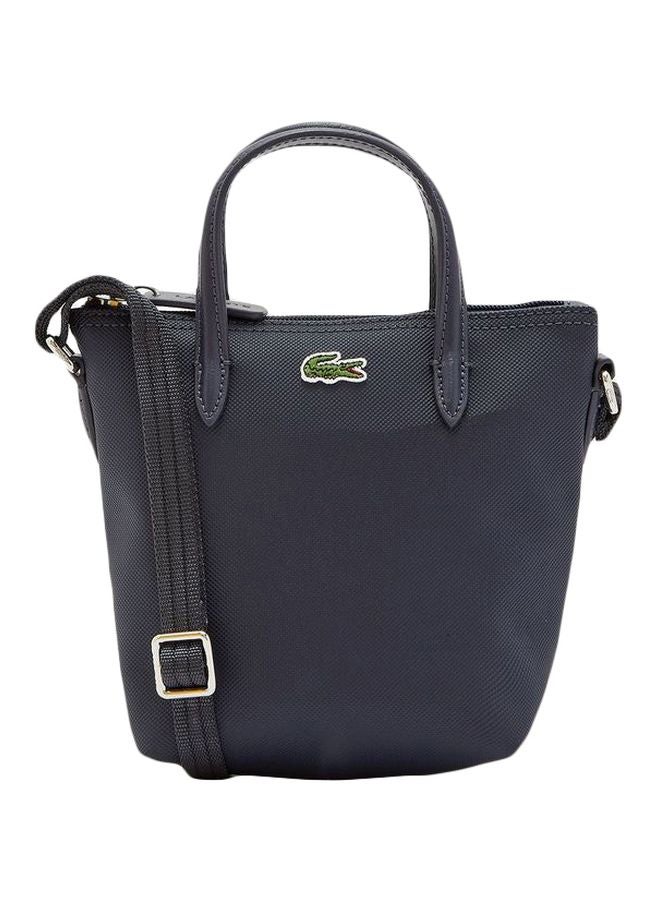 Extra Small Top Handle Belted Crossbody Blue