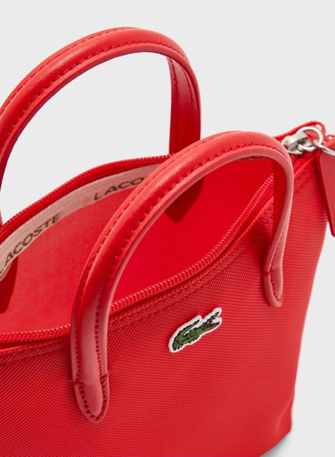 L.12.12 Concept Top Zip Crossbody Bag Red