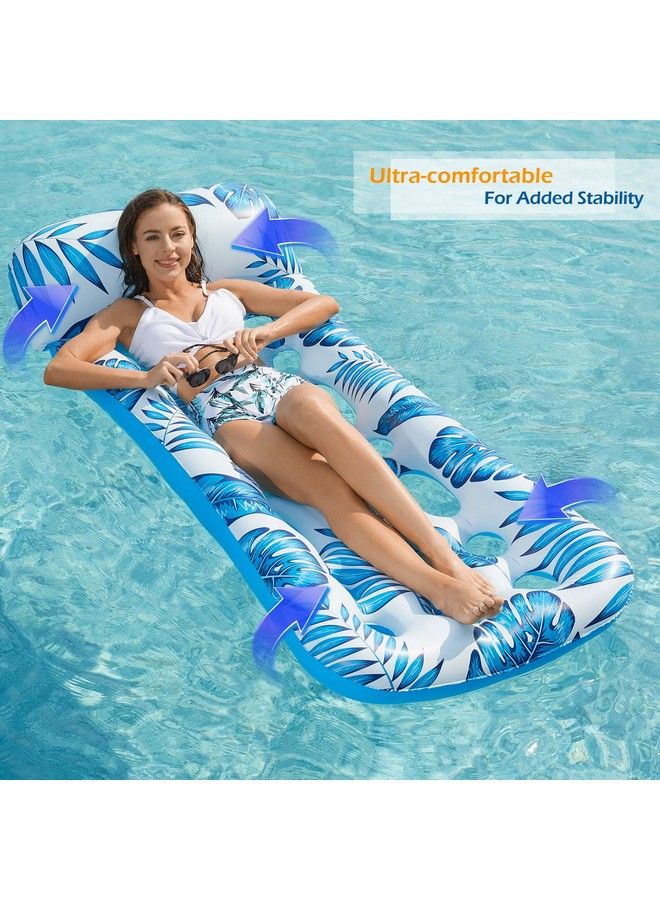 Inflatable Pool Float Lounge Pool Floaties Rafts For Adults Floating Pool Lounger Sun Tanning Floats Cool Water Floaty For Swimming Pool Lake Float Beach Pool Party Toys