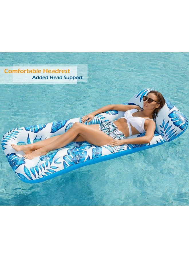 Inflatable Pool Float Lounge Pool Floaties Rafts For Adults Floating Pool Lounger Sun Tanning Floats Cool Water Floaty For Swimming Pool Lake Float Beach Pool Party Toys