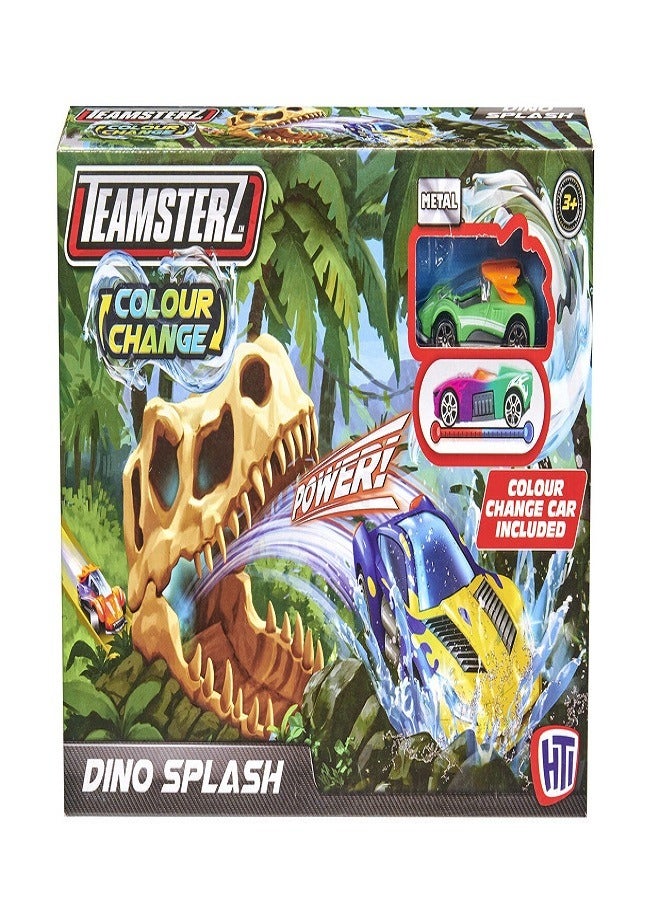 TeamSterz Colour Change Dino Splash Track Set with 1 Car