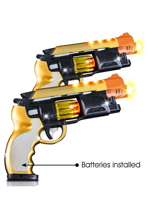 Blade Runner Toy Pistol By Artcreativity Toy Gun For Kids With Led And Sound Effects Design Batteries Included Sturdy Plastic Design Great Gift Idea For Boys And Girls 2 Pistols