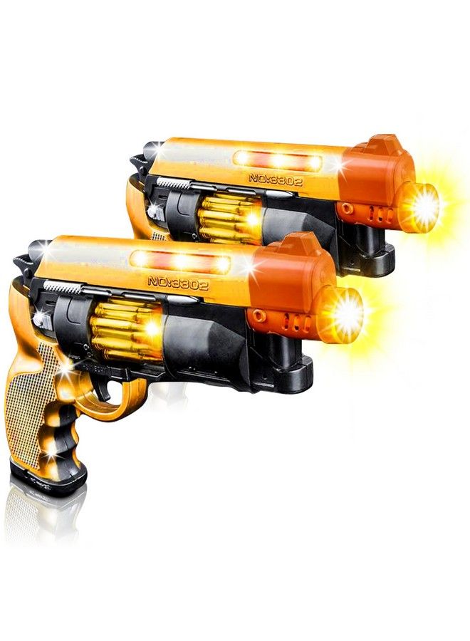 Blade Runner Toy Pistol By Artcreativity Toy Gun For Kids With Led And Sound Effects Design Batteries Included Sturdy Plastic Design Great Gift Idea For Boys And Girls 2 Pistols