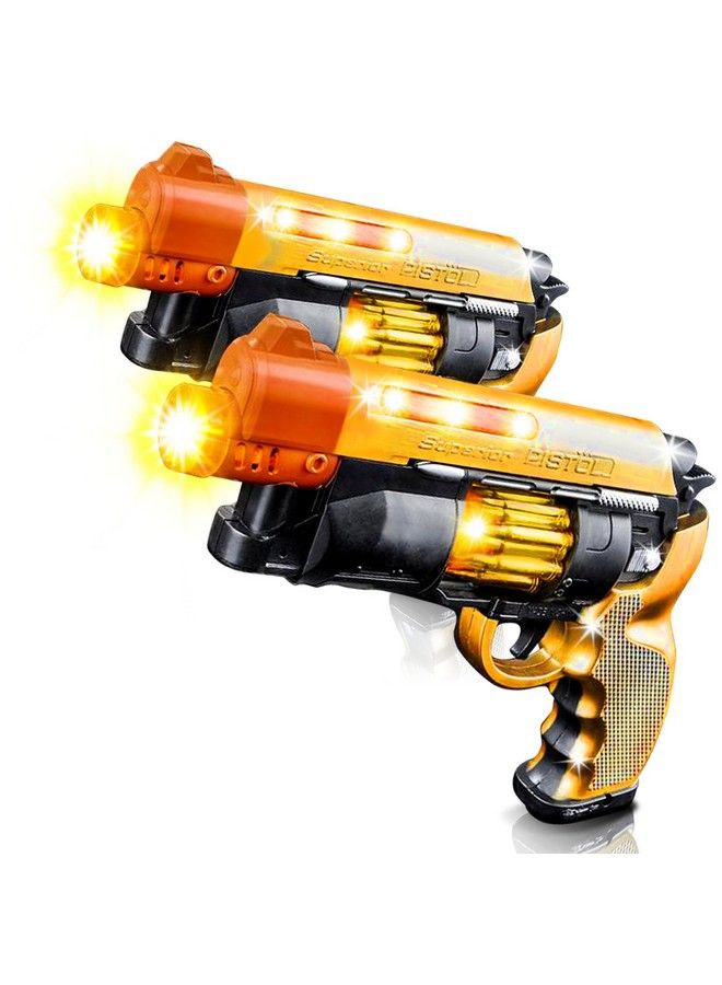 Blade Runner Toy Pistol By Artcreativity Toy Gun For Kids With Led And Sound Effects Design Batteries Included Sturdy Plastic Design Great Gift Idea For Boys And Girls 2 Pistols