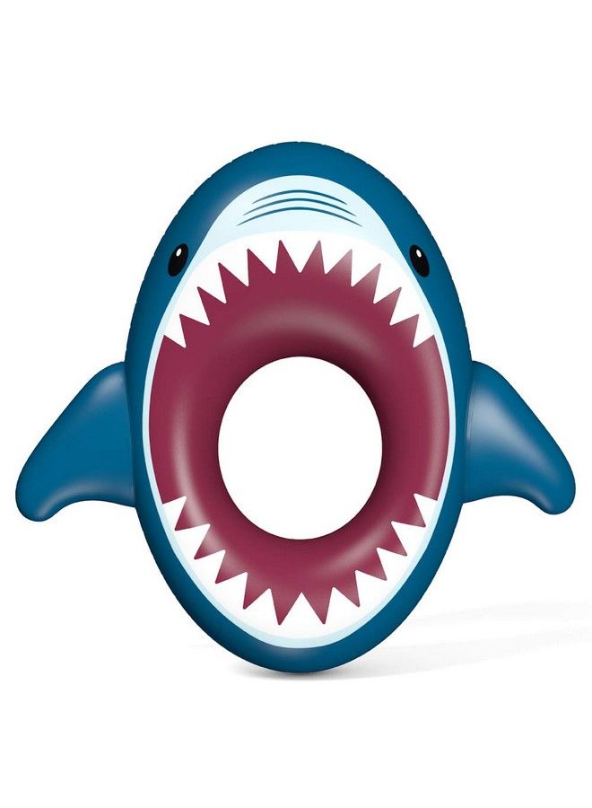 Inflatable Shark Pool Float Shark Floaties Water Fun Summer Beach Swimming Pool Tube Inflatables Ride On Pool Party Raft Lounge Toys For Kids Adults