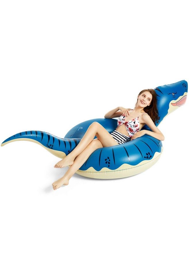 Inflatable Dinosaur Pool Float Tube For Boys Girls Adults 93 Trex Floatie Summer Beach Swimming Pool Inflatables Trex Ride On Party Pool Raft Lounge Kids Tyrannosaurus Rex Dinosaur Toys