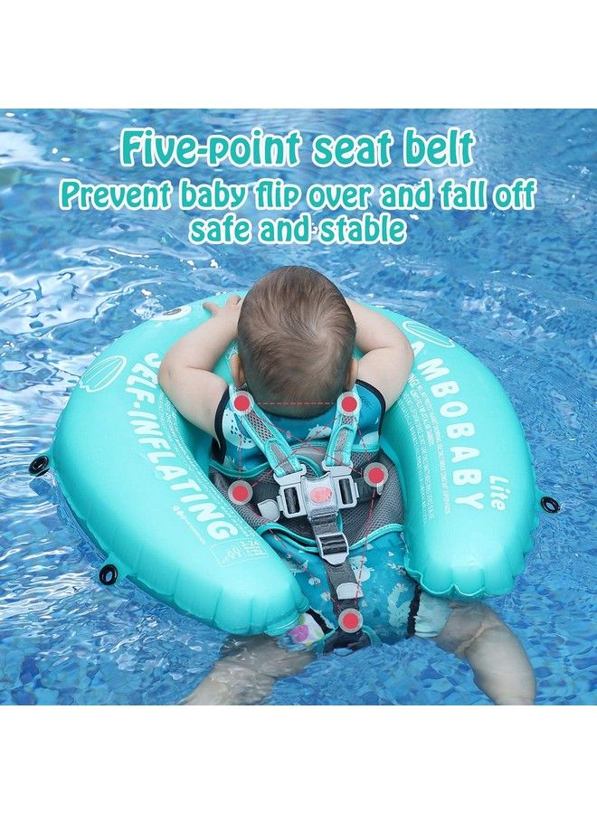 Newest Compressible Folding Mambobaby Baby Selfinflating Float With Sun Canopy Green