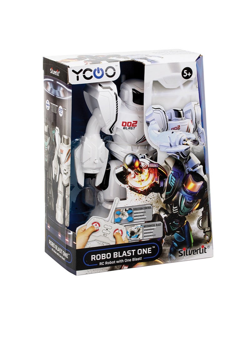 ROBO BLAST ONE REMOTE CONTROL ROBOT WHITE